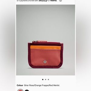 Card case, new with tags